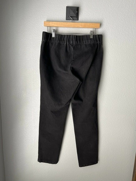 Soft Surroundings Metro Leggings Size Petite Medium Black Pants Jeans Pull On - Picture 2 of 2